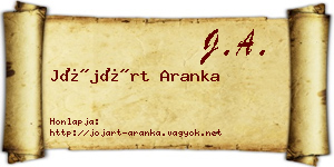 Jójárt Aranka névjegykártya